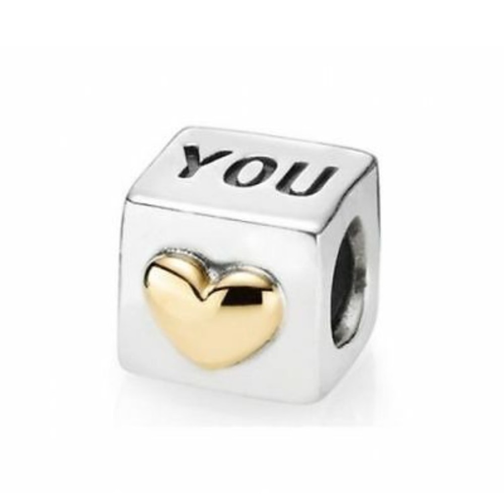 Valentine’s Day is coming up! Authentic Pandora charmw/ 14K gold